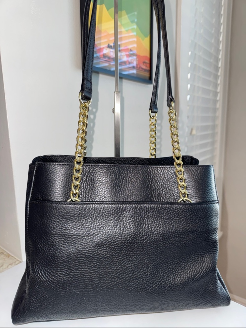 Karl Lagerfeld Paris Charlotte Quilted Leather Tote Bag - Picture 3 of 6